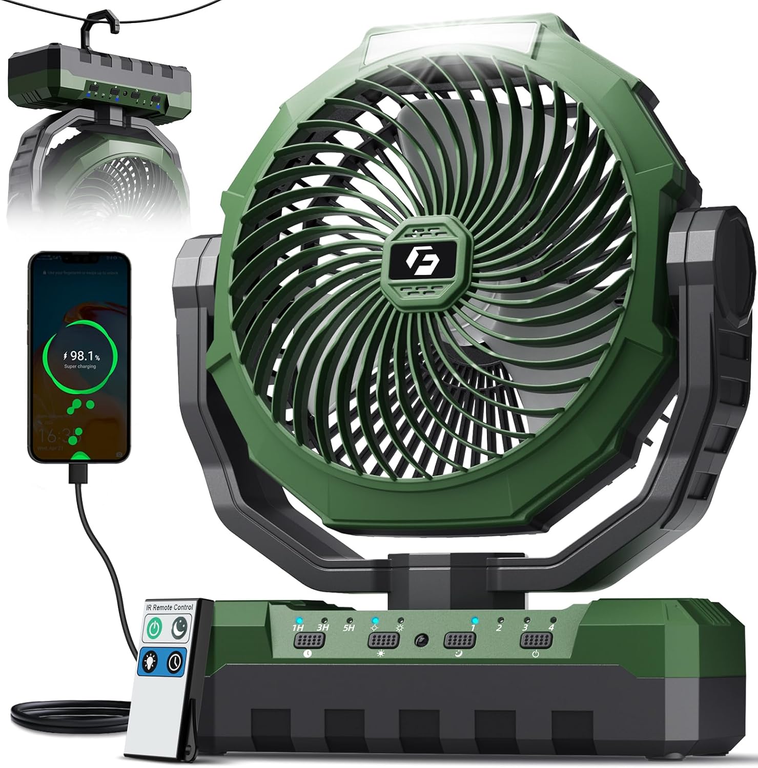 FRIZCOL 3-in-1 Camping Fan