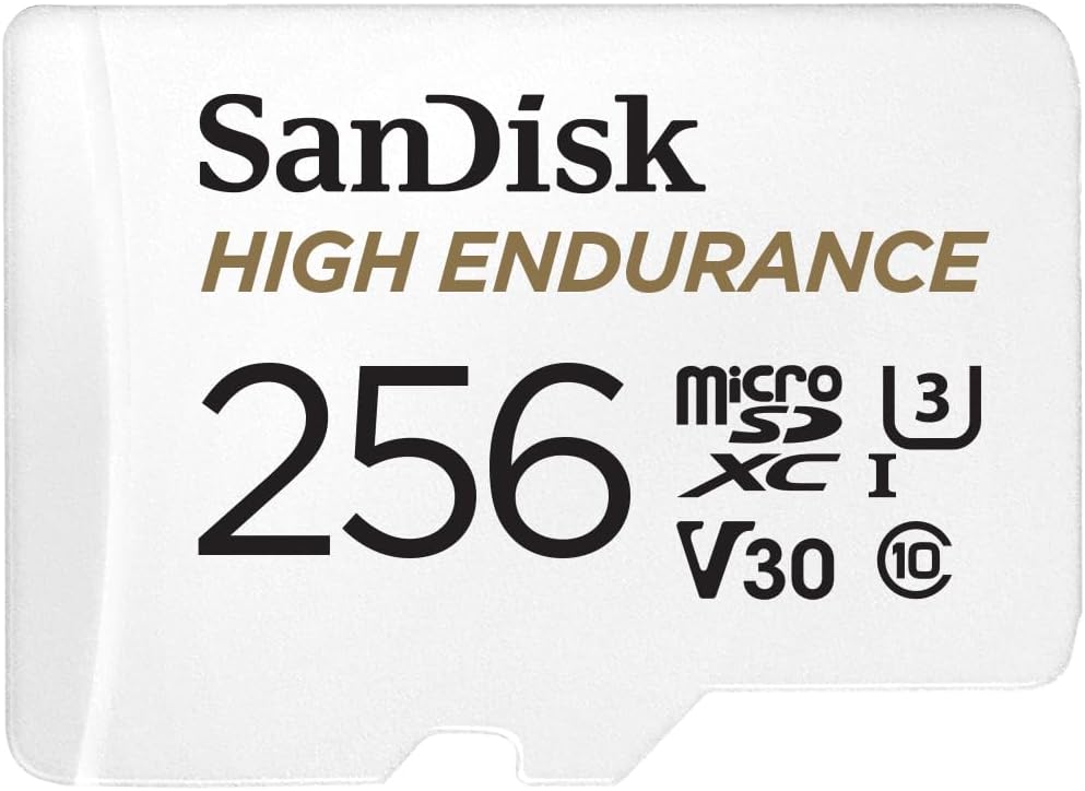 SanDisk High Endurance 256GB microSD card