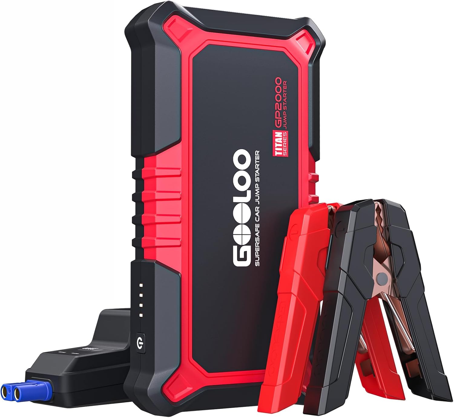 Gooloo GP2000 jump starter with clamps