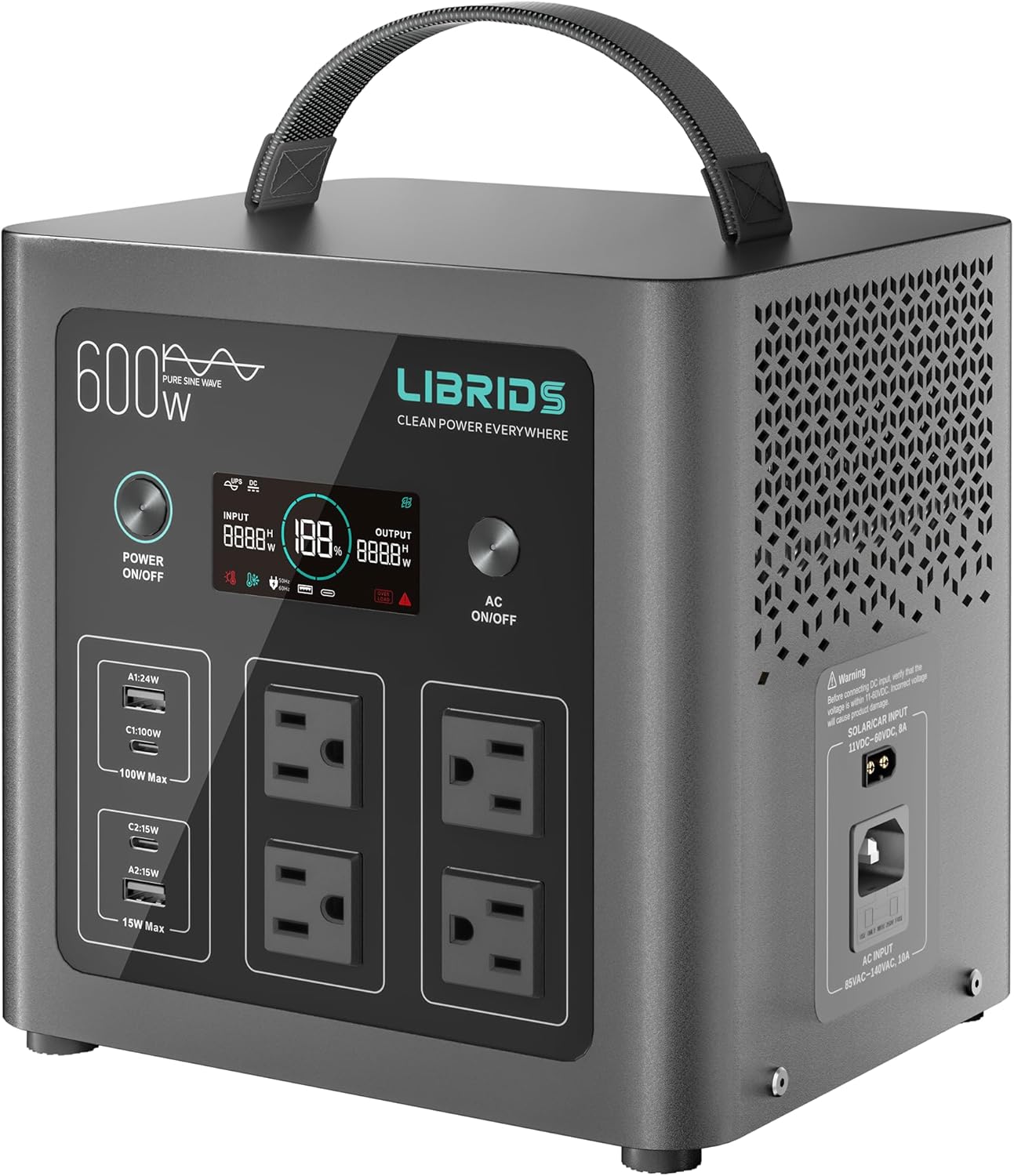 Librids C600 Portable Power Station