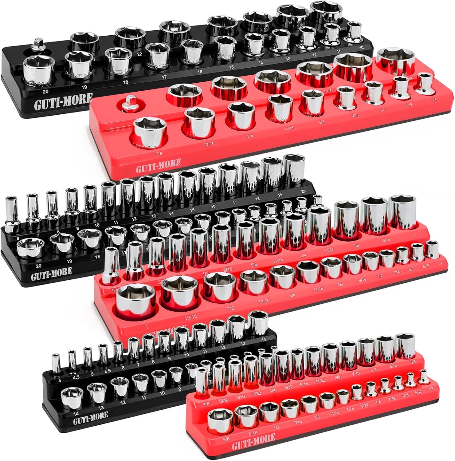 Gutimore Magnetic Socket Organizer Set