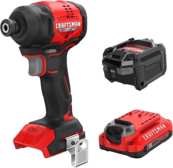 CRAFTSMAN V20 Brushless RP Compact Impact Driver Kit