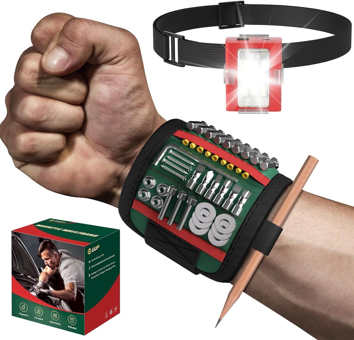 Uup Magnetic Wristband with LED Light