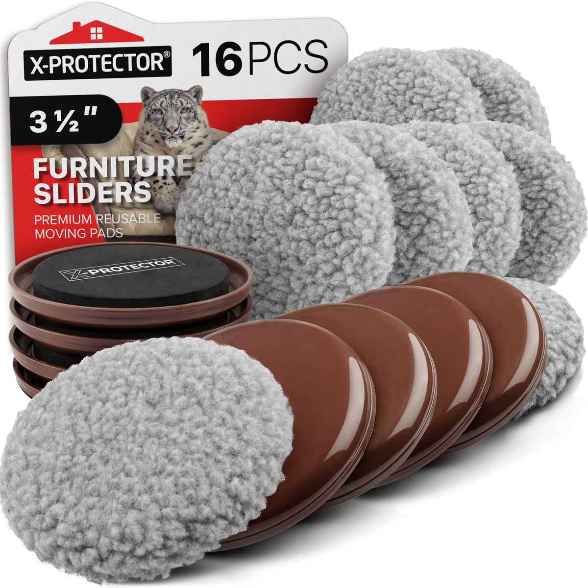 Furniture Sliders for Carpet and Hardwood Floors