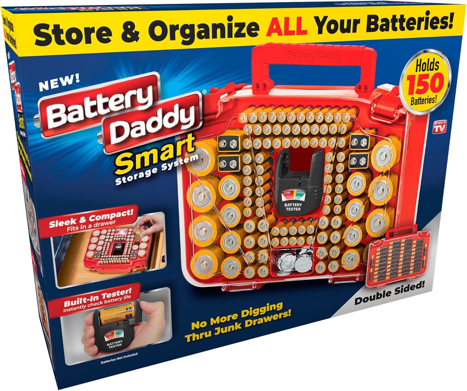 Battery Daddy Smart 150 Battery Organizer