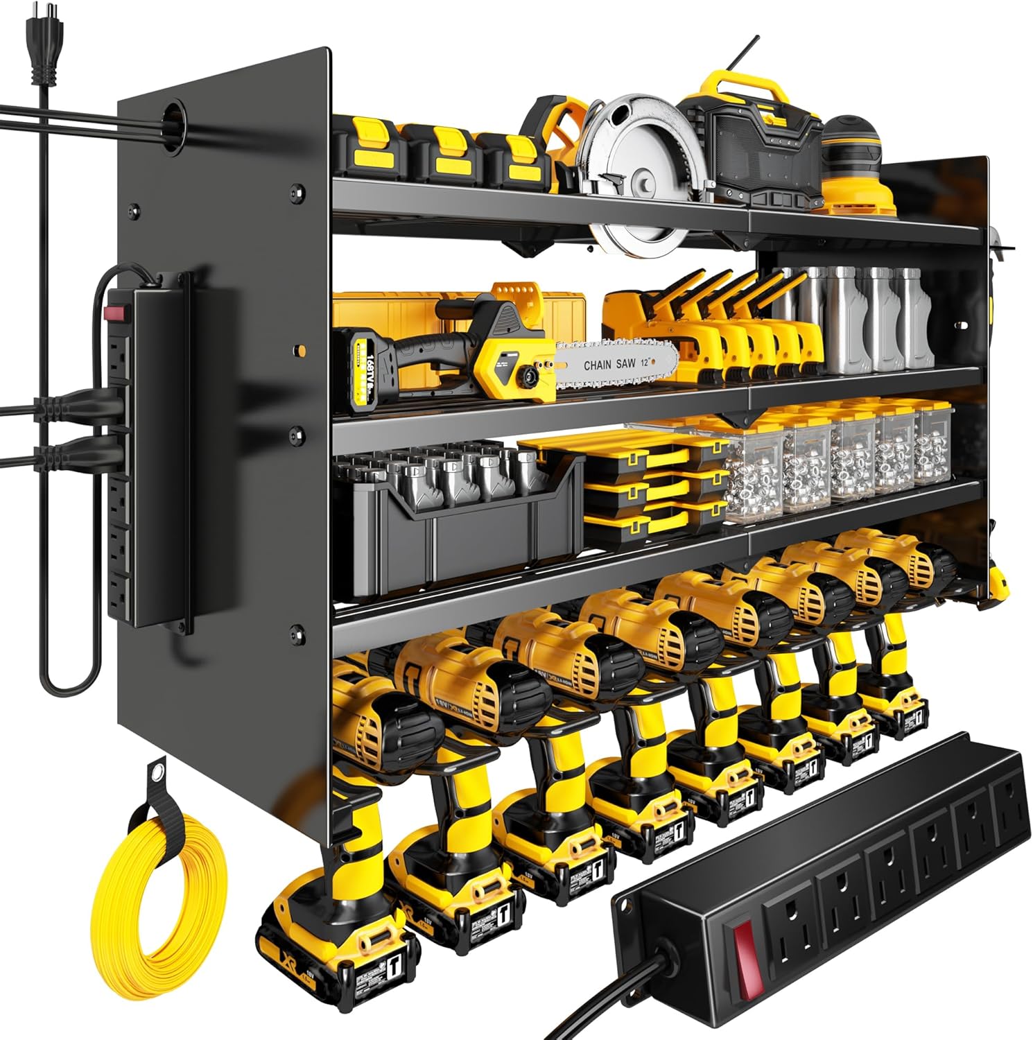 Hipidian Adjustable Power Tool Organizer