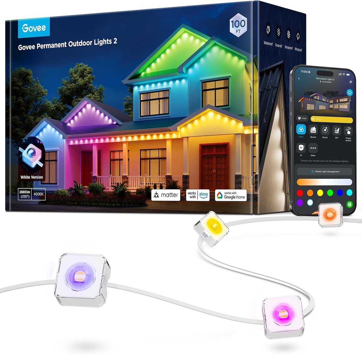 Best Permanent Outdoor Lights for Rooflines