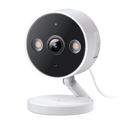 Tapo C120 plug-in Wi-Fi security camera with power cable
