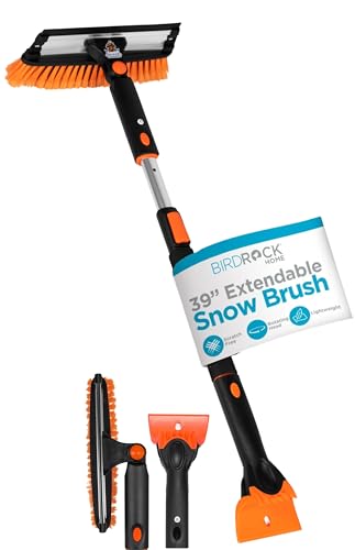Snow MOOver 39-inch extendable snow brush with squeegee and ice scraper