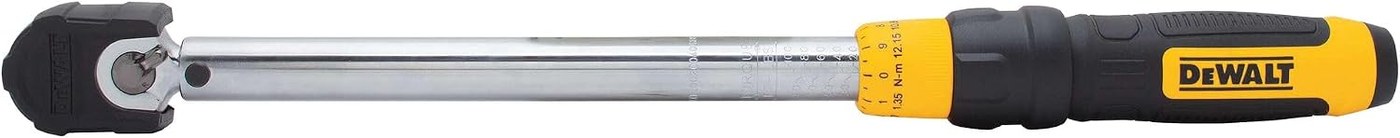 DeWalt 3/8-inch drive micro-adjust torque wrench with storage case