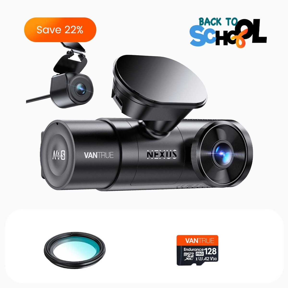 Vantrue N4 Pro S Dash Cam Bundle