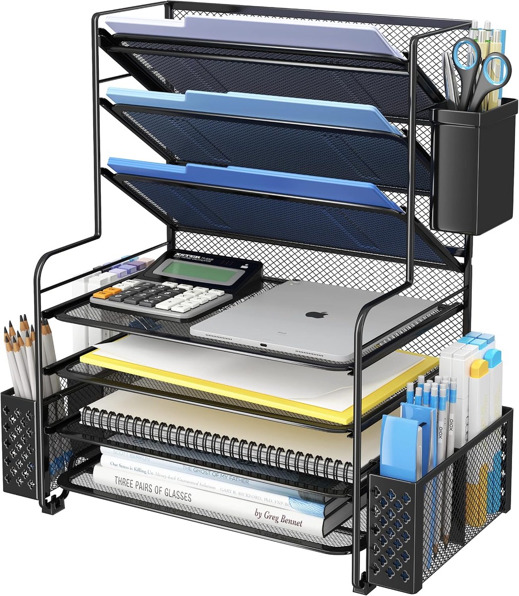 Simple Trending 7-Tier Desk File Organizer